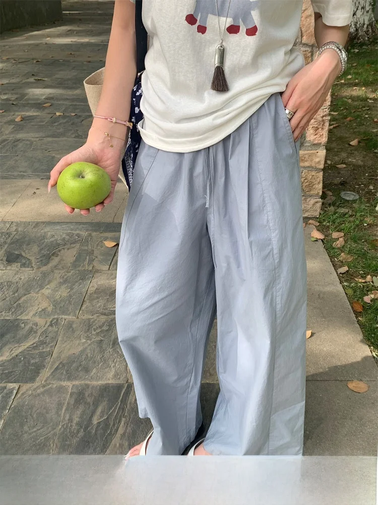 Shine Summer New Arrival Lightweight Wide Leg Casual Pants Drawstring Elastic Waist Slimming Hip Covering Four Colors Women's...
Shine Summer New Arrival Lightweight Wide Leg Casual Pants Drawstring Elastic Waist Slimming Hip Covering Four Colors Women's...