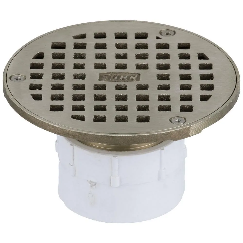 Adjustable PVC Floor Drain with Two Inch Solvent Weld Connection
Adjustable PVC Floor Drain with Two Inch Solvent Weld Connection
