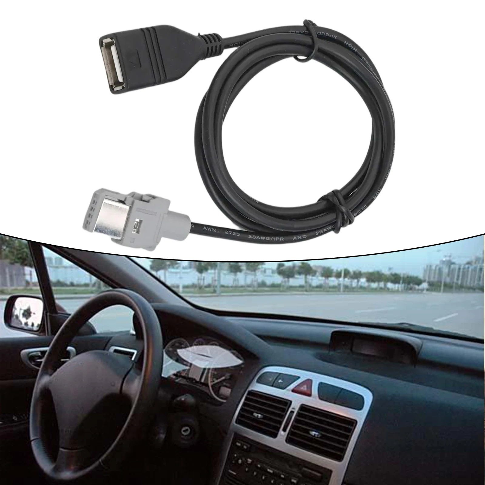 Black Car USB Adapter Car CD Host Connector 100CM Length Easy Installation Host Installation Location Made Of ABS Materials
Black Car USB Adapter Car CD Host Connector 100CM Length Easy Installation Host Installation Location Made Of ABS Materials