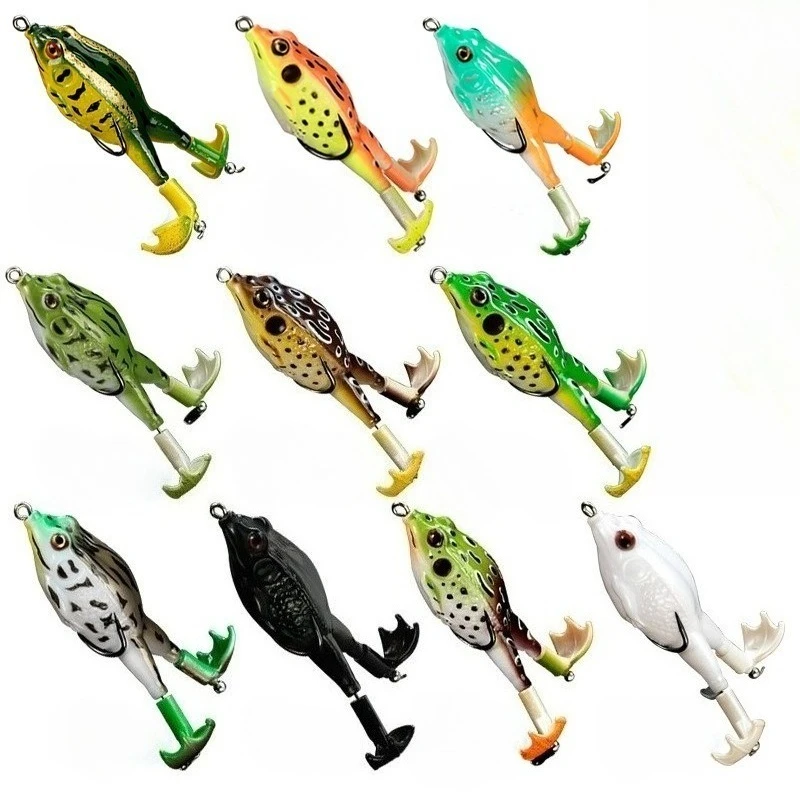 3pcs 13.5g 9.2cm Fishing Frog Lures Top Water Lure Fishing Lures Water Bass Fishing Soft Fork Tail Frog Artificial Soft Bait
3pcs 13.5g 9.2cm Fishing Frog Lures Top Water Lure Fishing Lures Water Bass Fishing Soft Fork Tail Frog Artificial Soft Bait