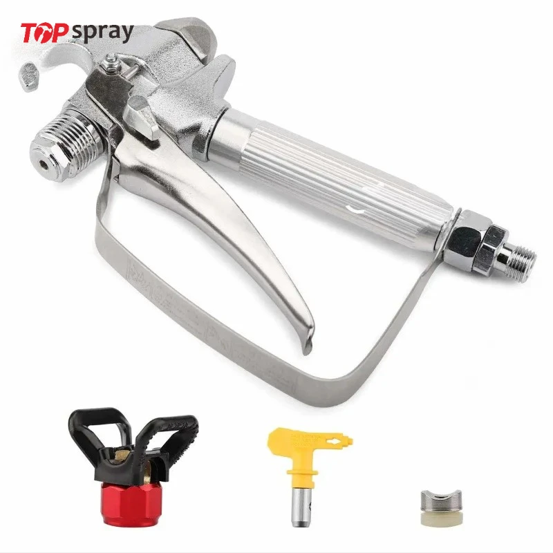 Безвоздушный распылитель Topspray SG3, модифицированная версия 3600 фунтов на квадратный дюйм, с наконечником 517 и защитой 243012
Безвоздушный распылитель Topspray SG3, модифицированная версия 3600 фунтов на квадратный дюйм, с наконечником 517 и защитой 243012