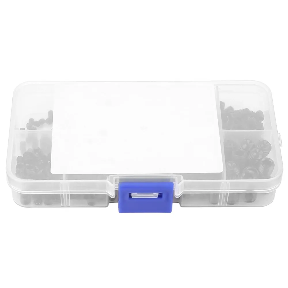 M3 M4 M5 M6 M8 Grub Set Screws DIN916 Standard Hex Socket Head Set Screw Assortment Kit With Box Assortment Kit
M3 M4 M5 M6 M8 Grub Set Screws DIN916 Standard Hex Socket Head Set Screw Assortment Kit With Box Assortment Kit