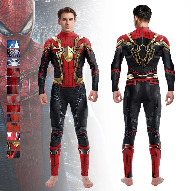 Marvel Spider Man Movie Suit Superhero Jumpsuit Halloween Cosplay Costume for Men Stage Performance Outfit Zentai Bodysuits
Marvel Spider Man Movie Suit Superhero Jumpsuit Halloween Cosplay Costume for Men Stage Performance Outfit Zentai Bodysuits