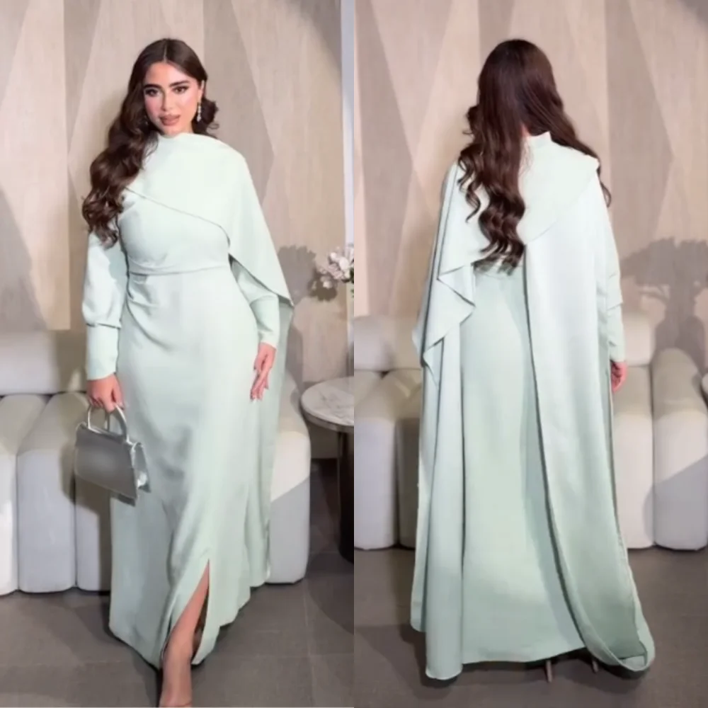 Customized Cape High Collar A-line Midi Dresses Bespoke Occasion Simple Exquisite Evening Sizes Available
Customized Cape High Collar A-line Midi Dresses Bespoke Occasion Simple Exquisite Evening Sizes Available