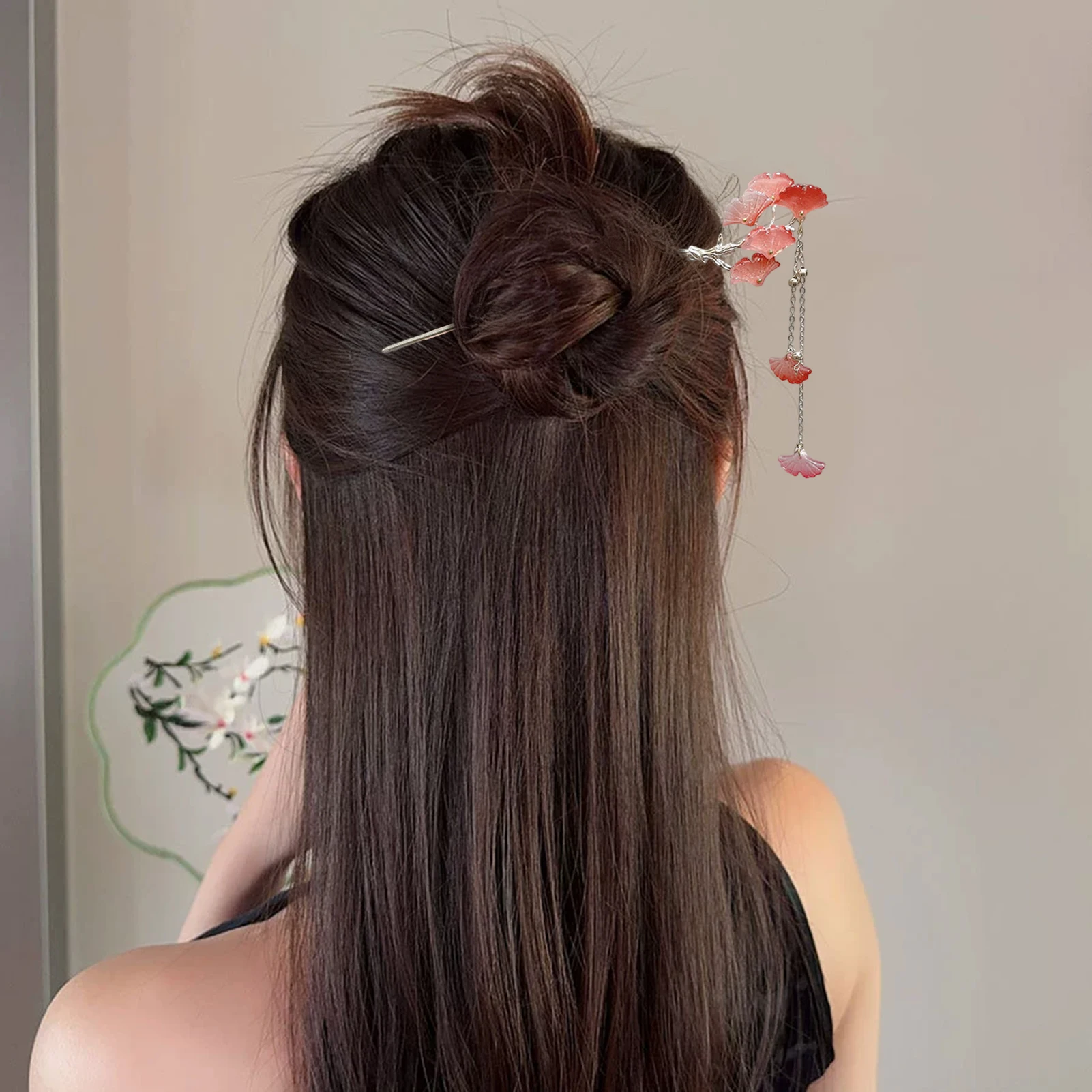 Chinese Hanfu Tassel Hairpin Vintage Flower Fan Shaped Hair Stick For Cheongsam Decor Retro Bridal Wedding Hair Bun Jewelry
Chinese Hanfu Tassel Hairpin Vintage Flower Fan Shaped Hair Stick For Cheongsam Decor Retro Bridal Wedding Hair Bun Jewelry