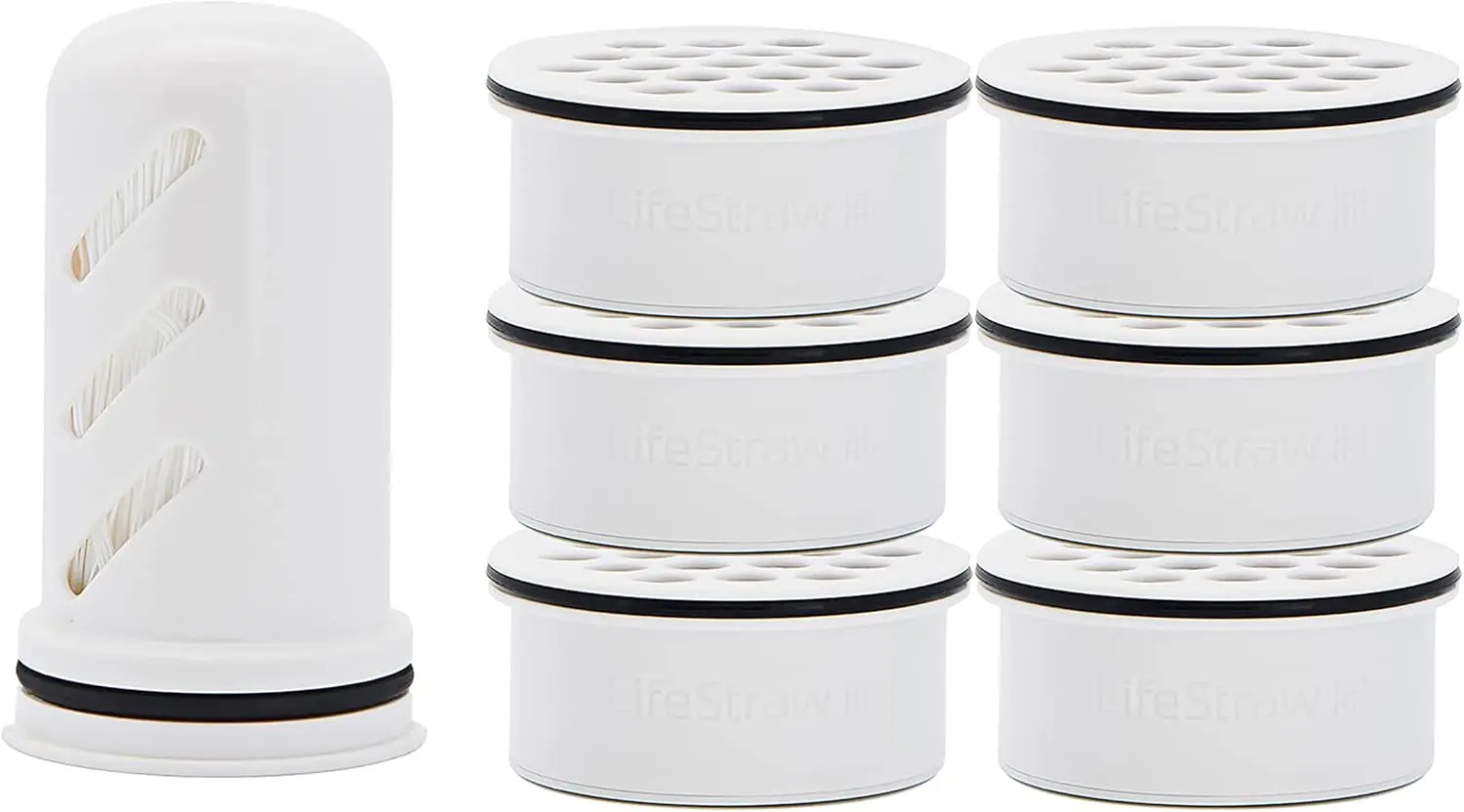 Home Water Filter Replacement Pack, 1-Year Supply, Removes Bacteria, Parasites & Microplastics
Home Water Filter Replacement Pack, 1-Year Supply, Removes Bacteria, Parasites & Microplastics