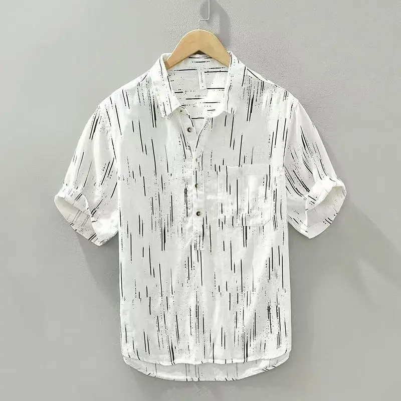 Chaos Summer Vintage Loose fiti ort Sve irt ex Casual Faion, теплое молодежное волокно из полиэстера, откидной воротник
Chaos Summer Vintage Loose fiti ort Sve irt ex Casual Faion, теплое молодежное волокно из полиэстера, откидной воротник