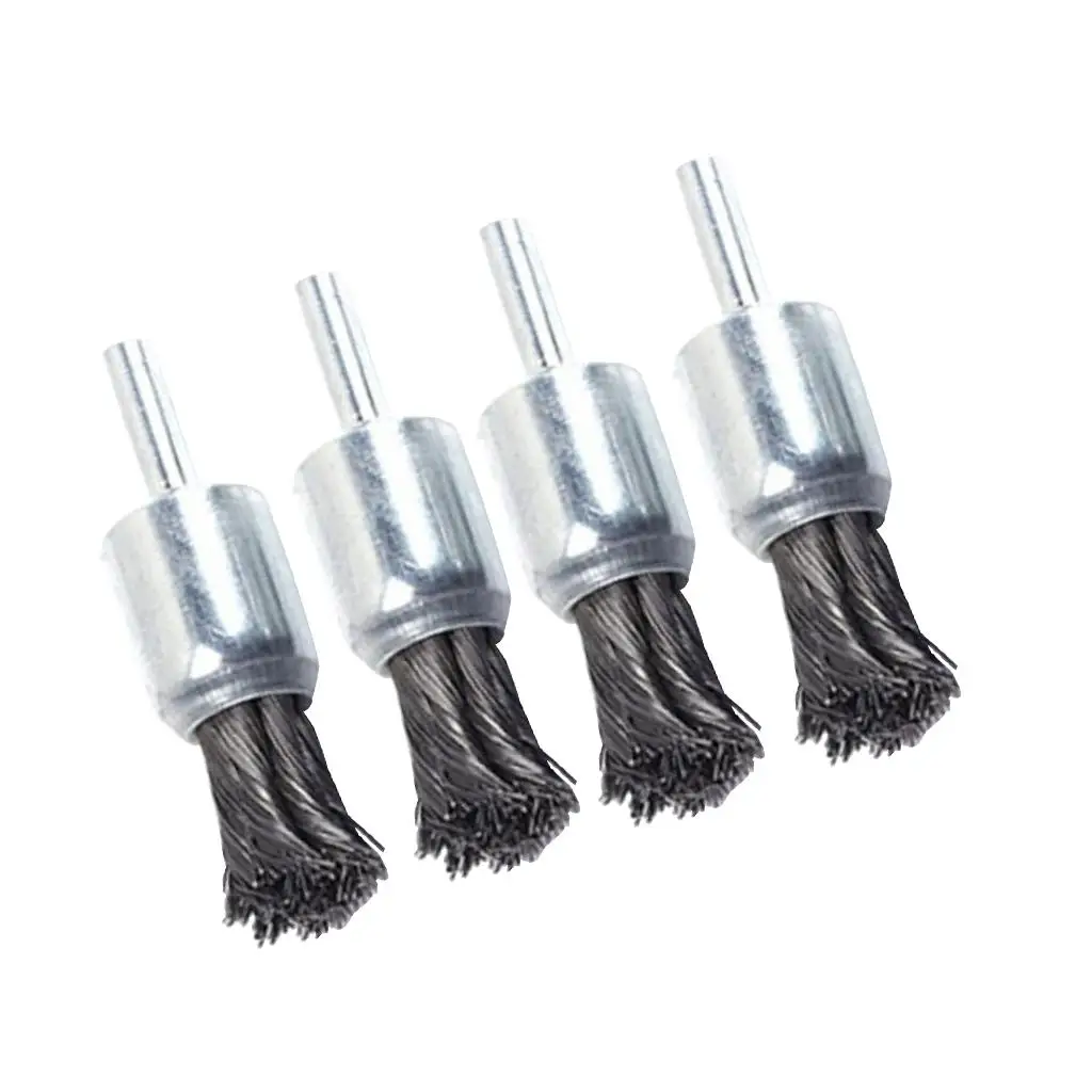 4x Knot Wire End Brush, Steel, Brush Dia 25 & 20mm, Metal Surface Grinding Dusting, Deburring, Polishing
4x Knot Wire End Brush, Steel, Brush Dia 25 & 20mm, Metal Surface Grinding Dusting, Deburring, Polishing
