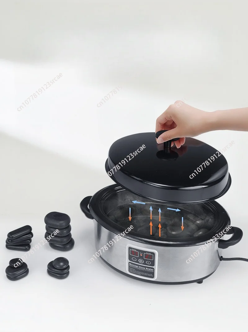 Hot Stone Heating Pot Constant Temperature Stone Heater, Enamel Liner & Aluminum Alloy Outer Wall with Touch Screen Digital
Hot Stone Heating Pot Constant Temperature Stone Heater, Enamel Liner & Aluminum Alloy Outer Wall with Touch Screen Digital