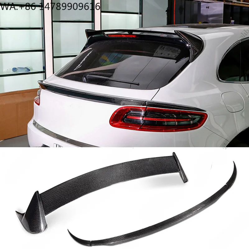 New Carbon Fiber Top Wing and Middle Wing Tail Spoiler with Exhaust for 2014-2019
New Carbon Fiber Top Wing and Middle Wing Tail Spoiler with Exhaust for 2014-2019