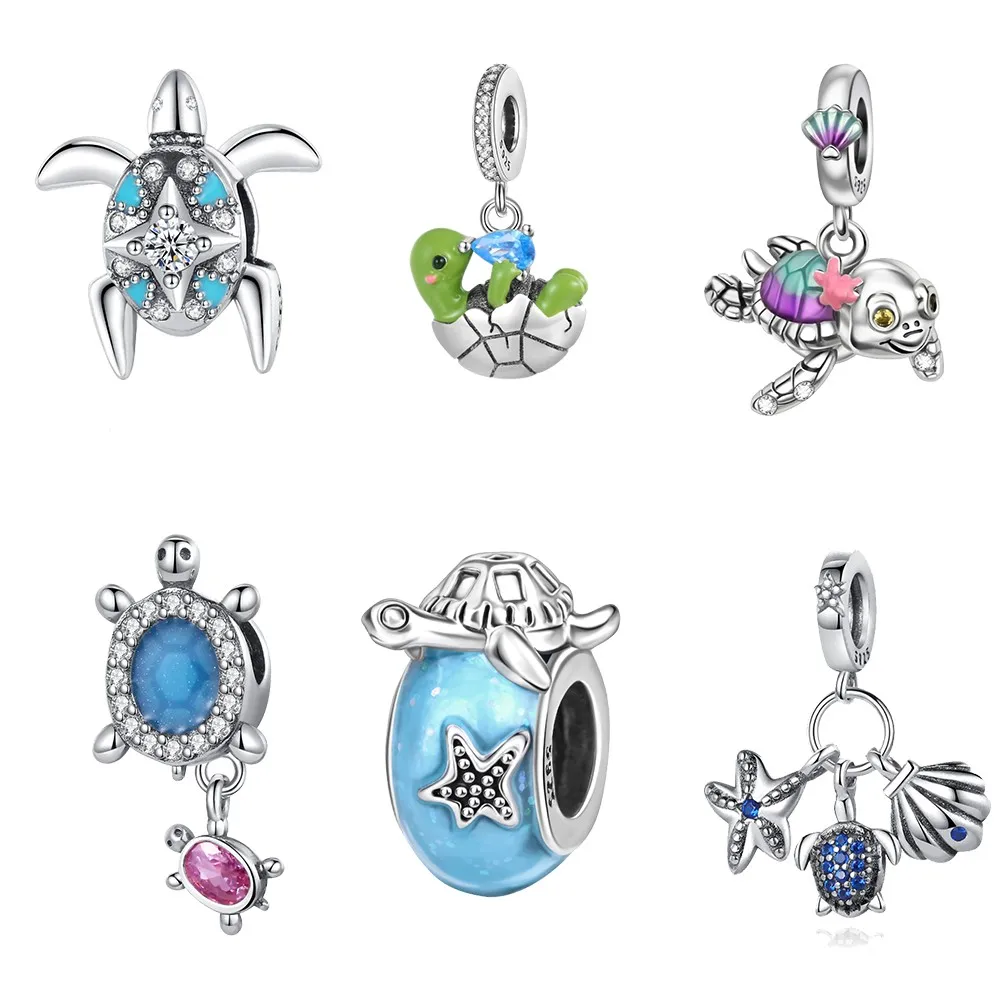 925 sterling silver pendant turtle beads compatible with original bracelet necklace for men and women DIY jewelry gifts
925 sterling silver pendant turtle beads compatible with original bracelet necklace for men and women DIY jewelry gifts