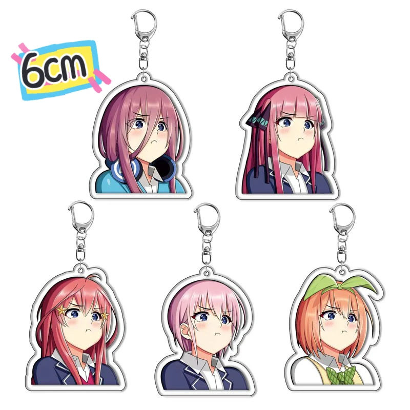 New Anime 5pcs/lot Wholesale Women Men Arcylic Pendant Keychain Mobile Phone Bag Hanging Jewelry For Girls Christmas Gift 6CM
New Anime 5pcs/lot Wholesale Women Men Arcylic Pendant Keychain Mobile Phone Bag Hanging Jewelry For Girls Christmas Gift 6CM