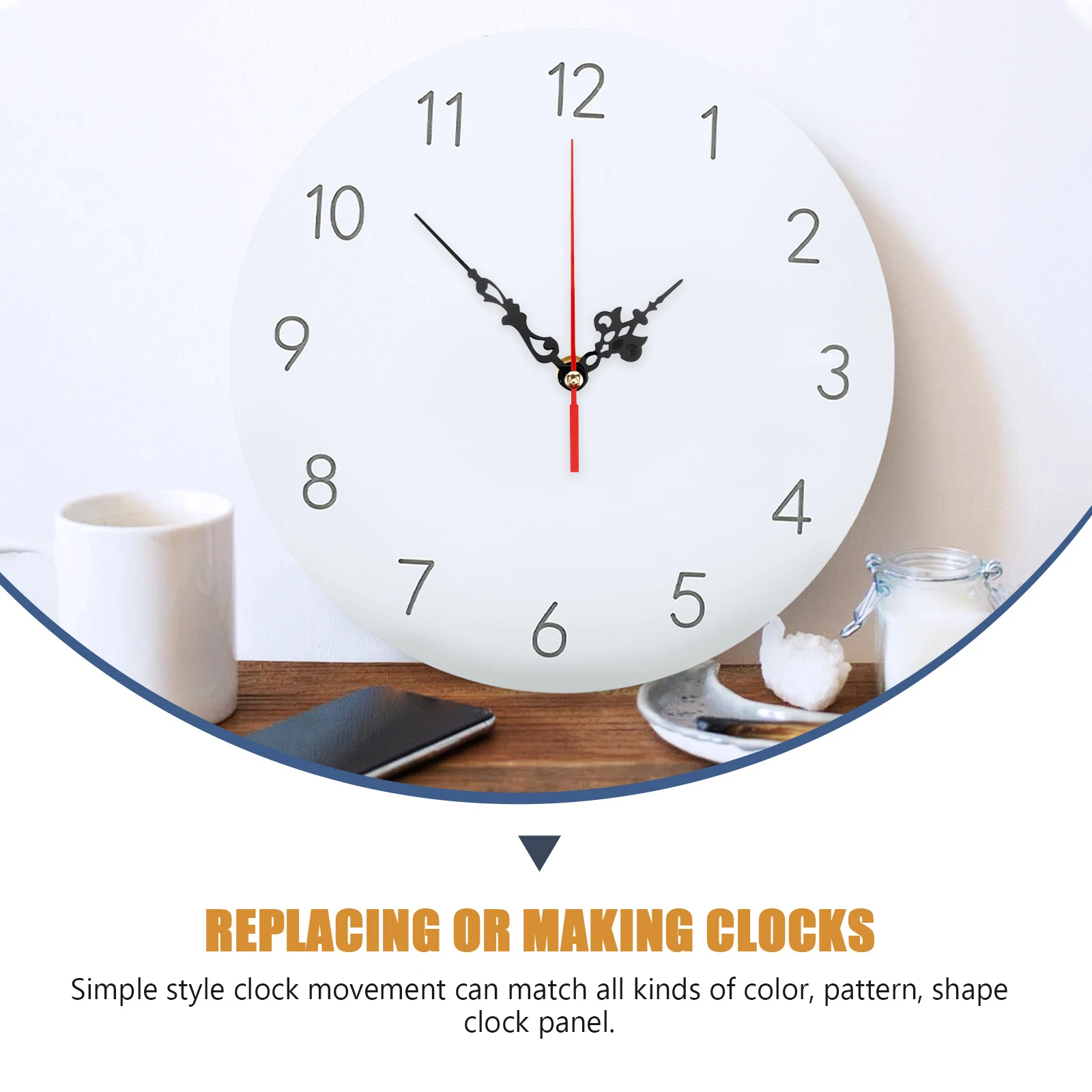Wall Watch Movement Accessories Clock Parts Replacement Plastic Components Kit 
Wall Watch Movement Accessories Clock Parts Replacement Plastic Components Kit