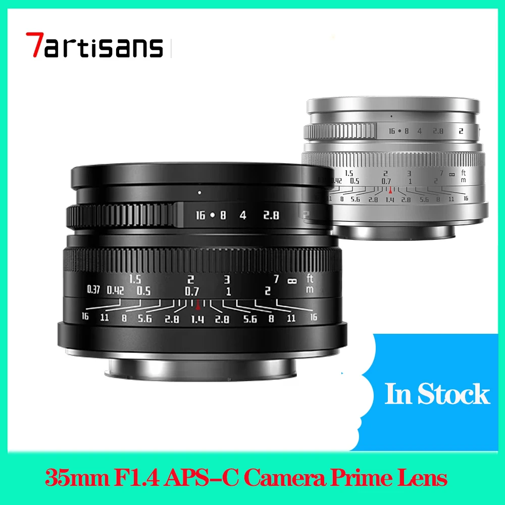 7artisans 35mm F1.4 APS-C Camera Prime Lens For Fuji Sony Mirrorless Camera For Fuji XT5 XS20 For Nikon ZFC For Sony ZV-E10
7artisans 35mm F1.4 APS-C Camera Prime Lens For Fuji Sony Mirrorless Camera For Fuji XT5 XS20 For Nikon ZFC For Sony ZV-E10