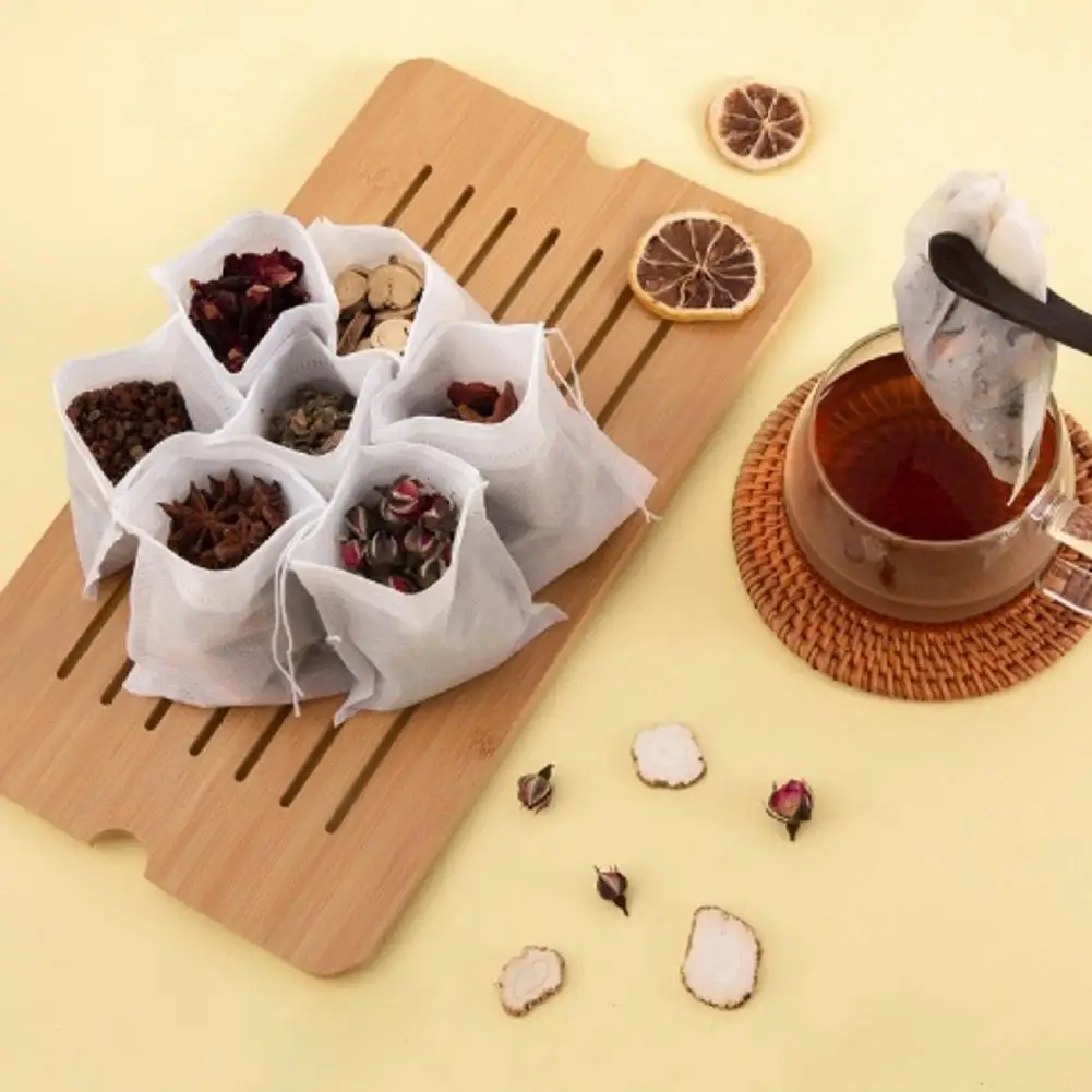 Homemade Herbal Tea Bags 200pcs Disposable Tea Bags with Cotton Drawstring for Loose Leaf Tea Coffee Herbs Fillable for Brewing
Homemade Herbal Tea Bags 200pcs Disposable Tea Bags with Cotton Drawstring for Loose Leaf Tea Coffee Herbs Fillable for Brewing