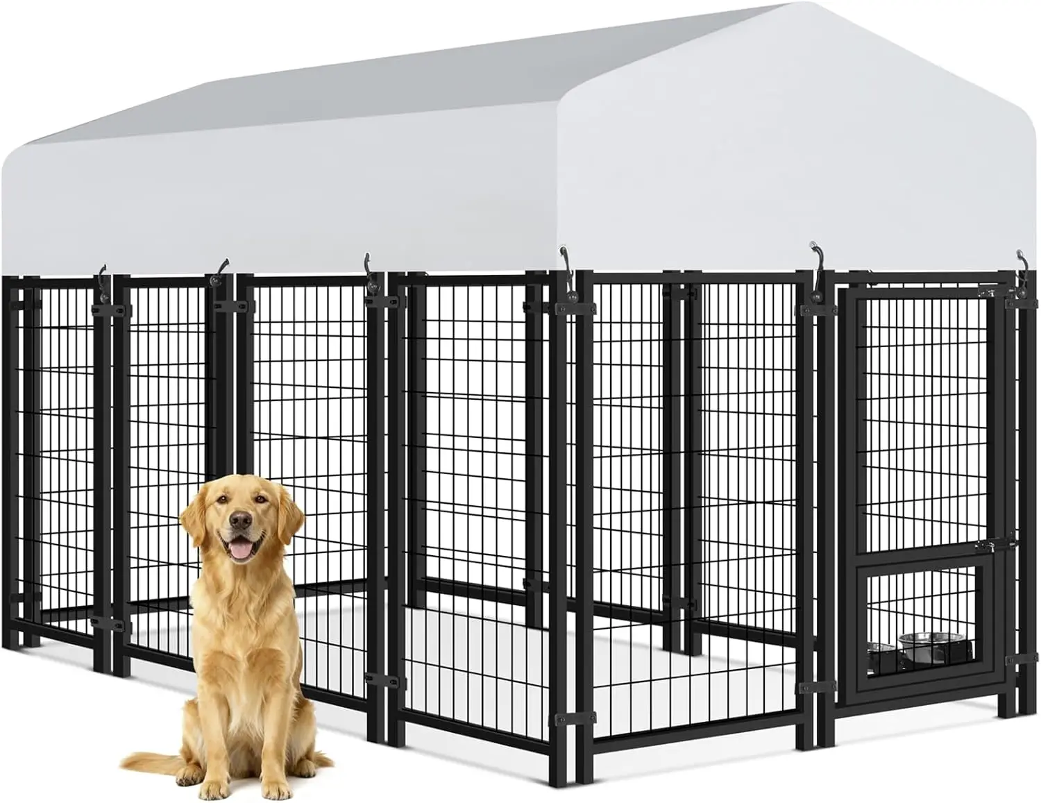 7.8x4x5FT Dog Kennel Outdoor for Medium/Small Dogs, Welded Wire Outside Dog Pen, Anti-Rust Dog Run
7.8x4x5FT Dog Kennel Outdoor for Medium/Small Dogs, Welded Wire Outside Dog Pen, Anti-Rust Dog Run