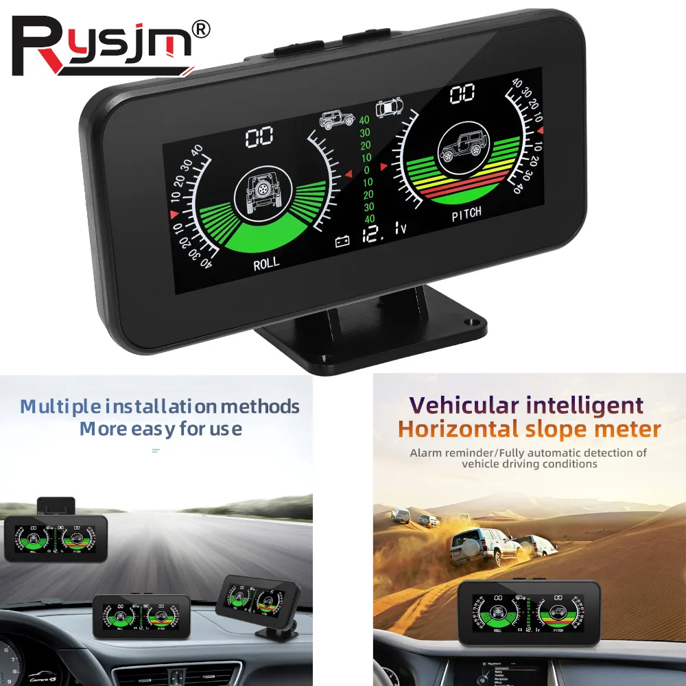 M50 GPS HUD Slope Meter Display Car Head Up Display Speedometer Inclinometer Off-road 4X4 Tilt Pitch Angle Compass For All Cars
M50 GPS HUD Slope Meter Display Car Head Up Display Speedometer Inclinometer Off-road 4X4 Tilt Pitch Angle Compass For All Cars
