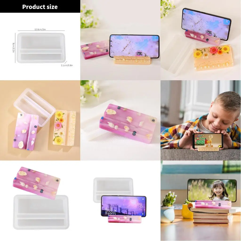 Easy Demold Silicone Mold for Rectangular Phone Holder Jewelry Making Supplies
Easy Demold Silicone Mold for Rectangular Phone Holder Jewelry Making Supplies