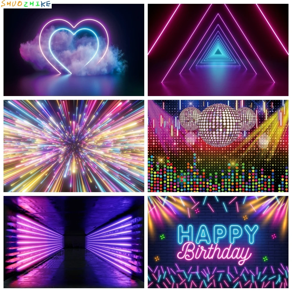 Let's Glow Party Neon Laser Lights Backdrop Stage Party Disco Dancing Photography Backgrounds Birthday Party Photo Studio Props
Let's Glow Party Neon Laser Lights Backdrop Stage Party Disco Dancing Photography Backgrounds Birthday Party Photo Studio Props