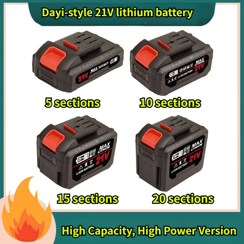 21V Lithium - Ion Power Cell for Electric Hammer and Drill Type 15 - Section or 20 - Section A3 Battery Packs
21V Lithium - Ion Power Cell for Electric Hammer and Drill Type 15 - Section or 20 - Section A3 Battery Packs