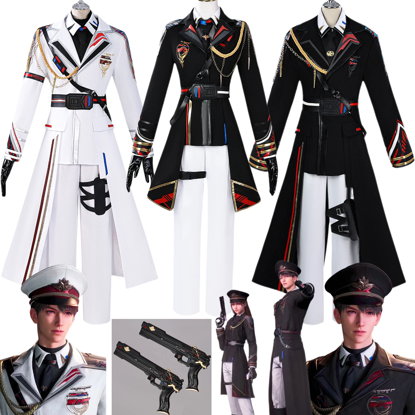 Caleb Game Love And Deepspace Cosplay Costume Farspace Colonel Uniform Heroines Halloween Party Men Women Carnival IN STOCK
Caleb Game Love And Deepspace Cosplay Costume Farspace Colonel Uniform Heroines Halloween Party Men Women Carnival IN STOCK