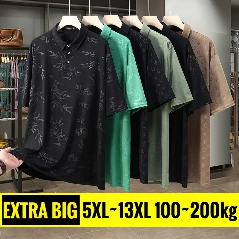 13XL Big Size Men's Polo Shirts Short Sleeve Summer Tee Tops Male Extra Plus Large Loose Ice Silk 12XL 11XL 6XL 7XL 8XL 9XL 10XL
13XL Big Size Men's Polo Shirts Short Sleeve Summer Tee Tops Male Extra Plus Large Loose Ice Silk 12XL 11XL 6XL 7XL 8XL 9XL 10XL