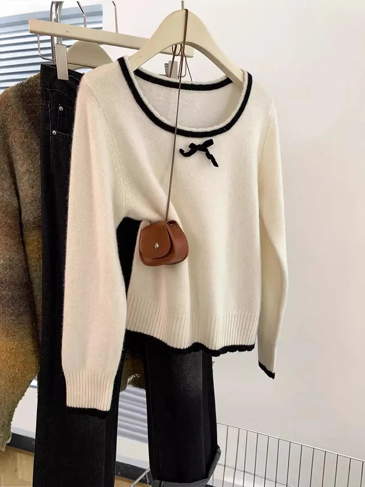 Autumn Winter Round Neck Sweater Women Pullovers Lazy Style Loose Knitted Sweater Fashion Simple Long Sleeve Tops
Autumn Winter Round Neck Sweater Women Pullovers Lazy Style Loose Knitted Sweater Fashion Simple Long Sleeve Tops