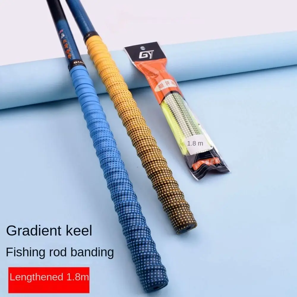 180cm Anti-Slip Fishing Rod Sweatband Gradient Colorful Thickened Tennis Racket Grip Tape Wear-resistant Elastic
180cm Anti-Slip Fishing Rod Sweatband Gradient Colorful Thickened Tennis Racket Grip Tape Wear-resistant Elastic