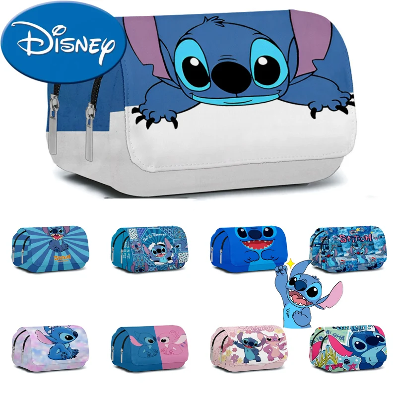 Disney Lilo & Stitch Pencil Case Cartoon Double Layer Large Capacity Flip Pen Case Students Stationery for Kids Christmas Gifts
Disney Lilo & Stitch Pencil Case Cartoon Double Layer Large Capacity Flip Pen Case Students Stationery for Kids Christmas Gifts