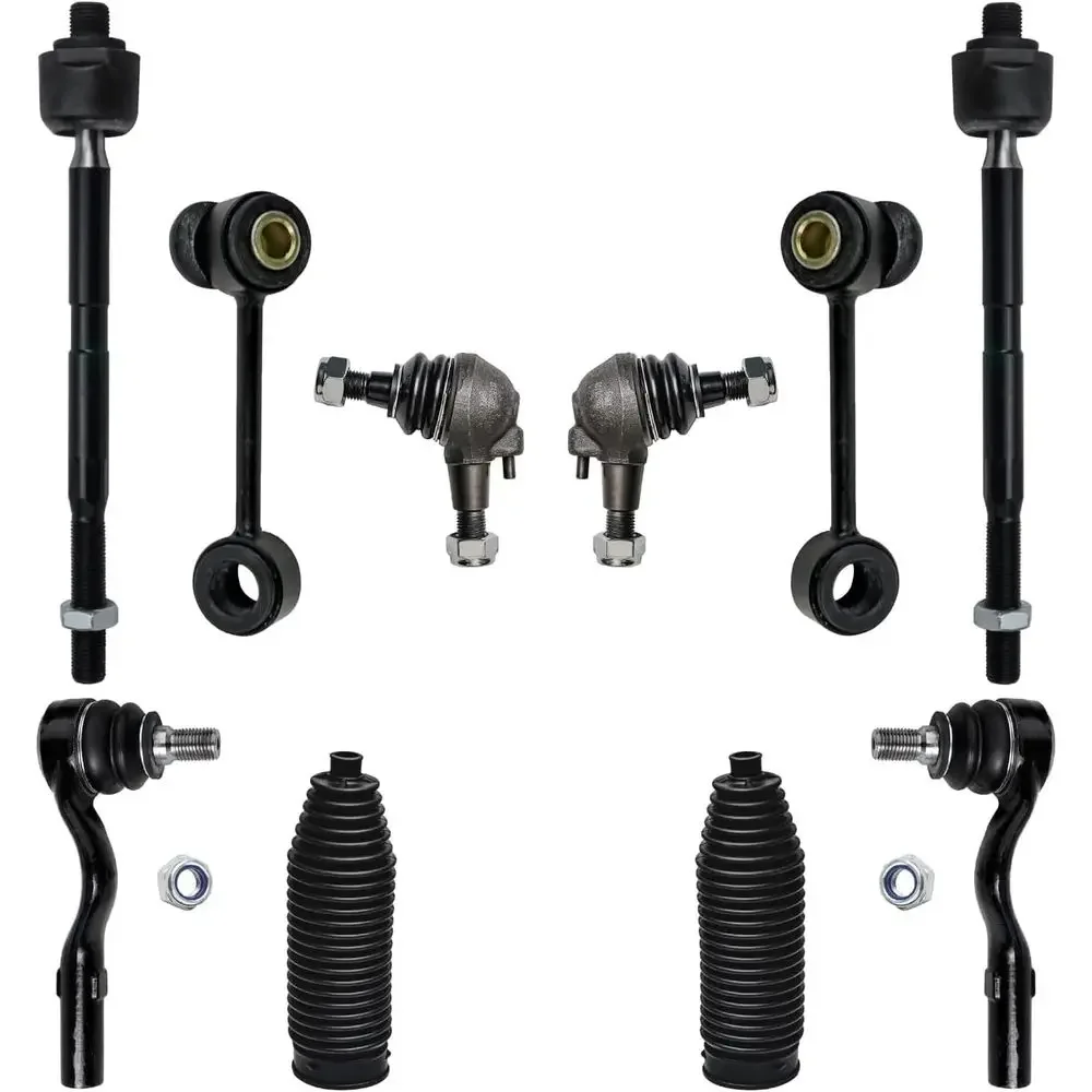 Lower Ball Joints, Stabilizer Links, Tie Rod Links, and Boots Replacement Kit for E300, E320, E420, E430, E55 Models
Lower Ball Joints, Stabilizer Links, Tie Rod Links, and Boots Replacement Kit for E300, E320, E420, E430, E55 Models