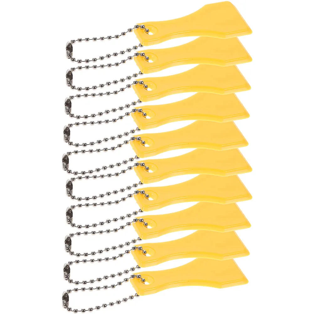 20 Pcs Lottery Scratcher Card Scraper Tool Ticket Keyring Label Remover Keychain Yellow
20 Pcs Lottery Scratcher Card Scraper Tool Ticket Keyring Label Remover Keychain Yellow