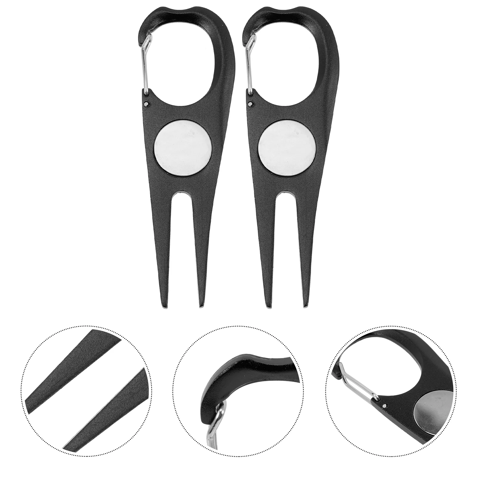 2 Pcs Golf Green Fork Tournament Swag Course Tools Delicate Ball Marker Decorative Golfs Supply Divot Aluminum Alloy
2 Pcs Golf Green Fork Tournament Swag Course Tools Delicate Ball Marker Decorative Golfs Supply Divot Aluminum Alloy