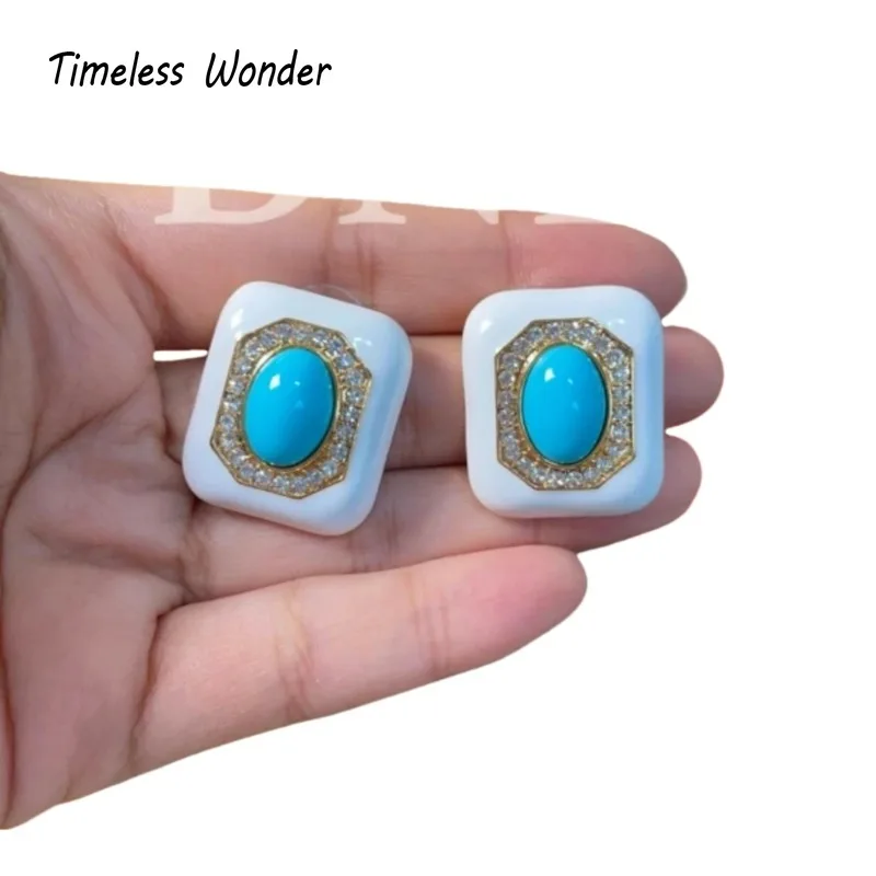 Timeless Wonder Retro Zircon Geo Stud Earrings for Women Designer Jewelry Runway Goth Vintage Style Rare Gift Sweet 5152
Timeless Wonder Retro Zircon Geo Stud Earrings for Women Designer Jewelry Runway Goth Vintage Style Rare Gift Sweet 5152