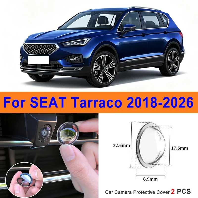 360 Reverse Image Car Camera Cover Anti-Scratch PC Lens Protector Stickers For SEAT Tarraco 2018-2026 2Pcs
360 Reverse Image Car Camera Cover Anti-Scratch PC Lens Protector Stickers For SEAT Tarraco 2018-2026 2Pcs