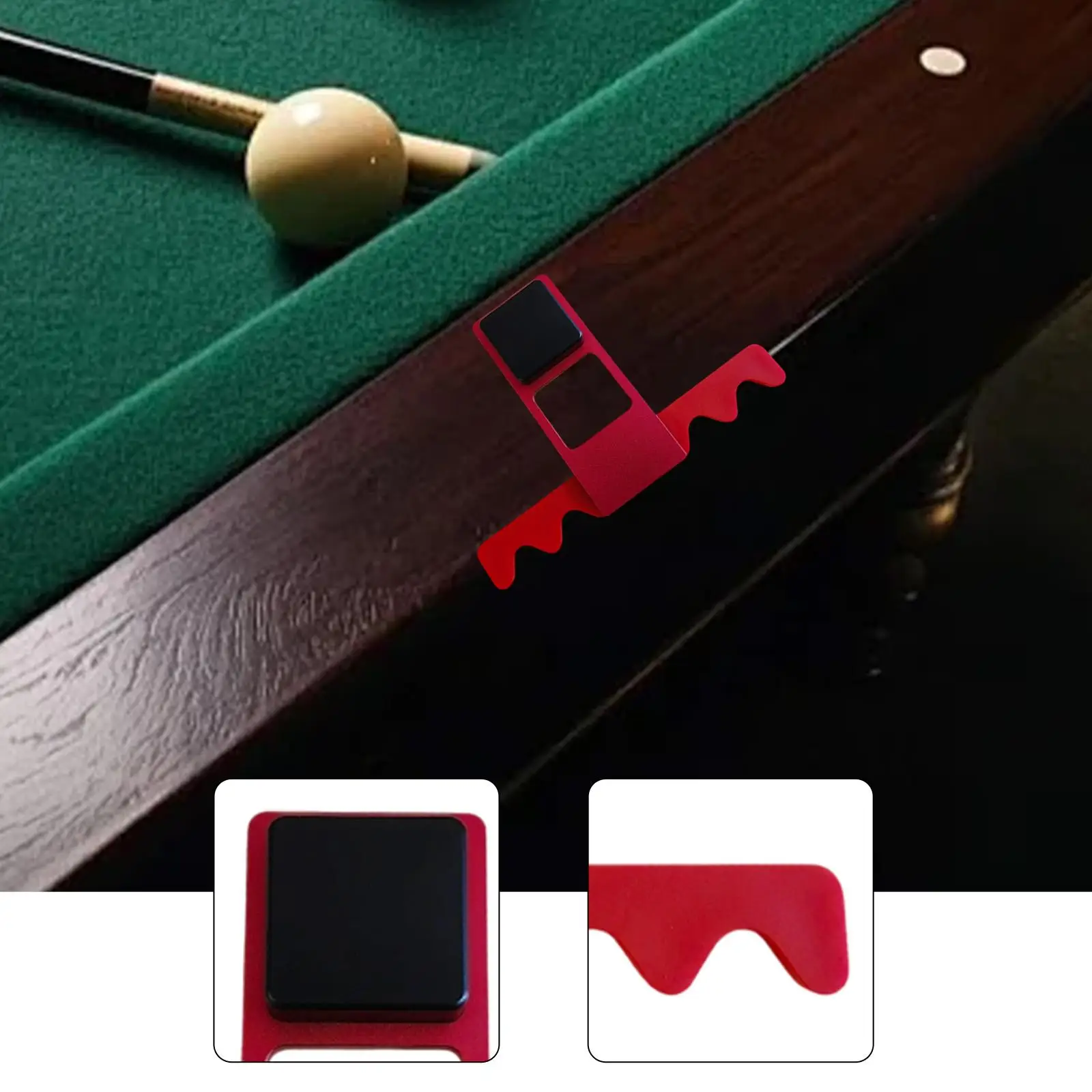 Pool Cue Stick Holder, Portable Nonslip Vertical Frame, Practical Tool for Table Edge Billiard Room for Common Billiard Players
Pool Cue Stick Holder, Portable Nonslip Vertical Frame, Practical Tool for Table Edge Billiard Room for Common Billiard Players