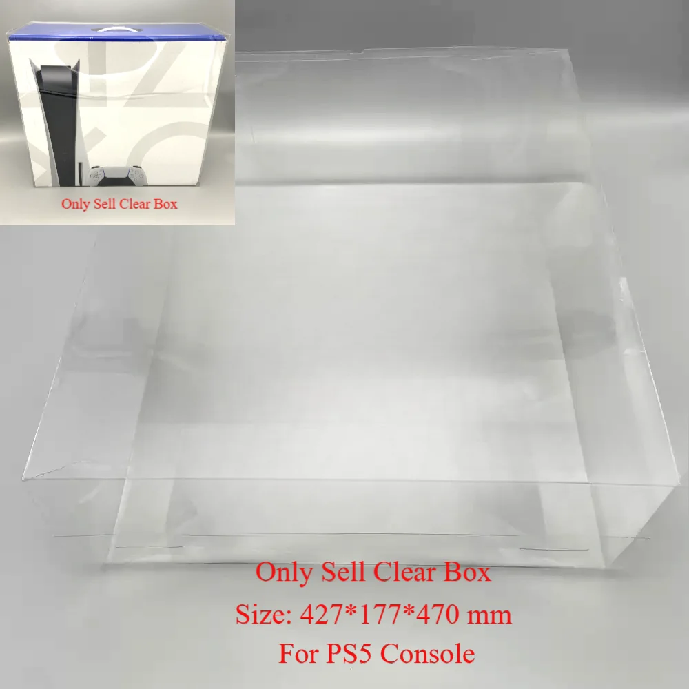 Dustproof Clear Storage Box For PS5 Console Thick Classical Display Plastic Protector Case For Game Card Console
Dustproof Clear Storage Box For PS5 Console Thick Classical Display Plastic Protector Case For Game Card Console