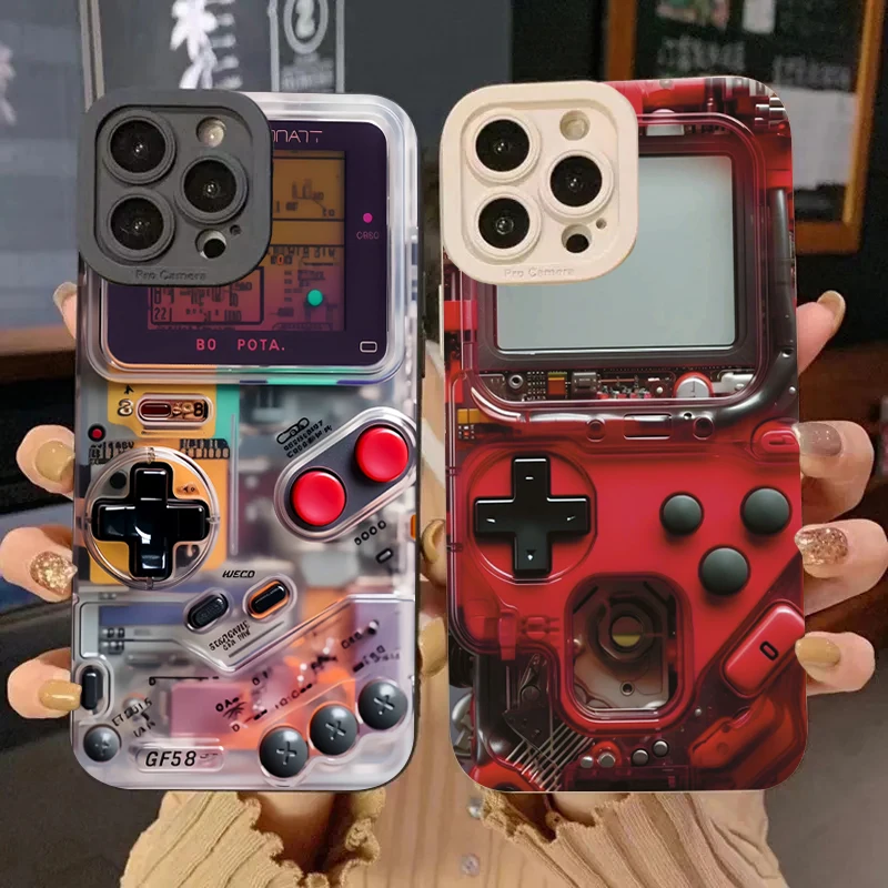 Technology Game Console Phone Case For iPhone 11 12 13 14 15 16 Pro Max 7 8 Plus XR X XS 16E SE Shockproof Silicone Soft Cover
Technology Game Console Phone Case For iPhone 11 12 13 14 15 16 Pro Max 7 8 Plus XR X XS 16E SE Shockproof Silicone Soft Cover
