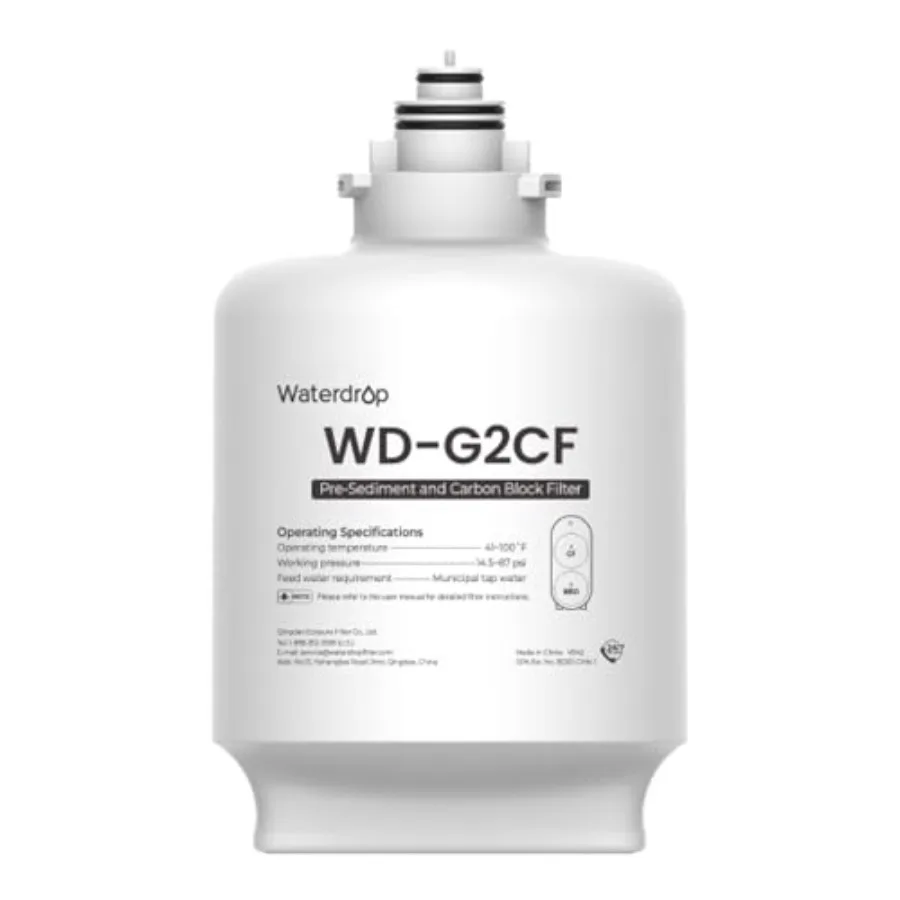 G2CF Filter, Replacement for G2 and G2P600 and G2MNR RO System 12-Month Lifetime, Under-Sink Water Filter Replacement, Long Lif
G2CF Filter, Replacement for G2 and G2P600 and G2MNR RO System 12-Month Lifetime, Under-Sink Water Filter Replacement, Long Lif