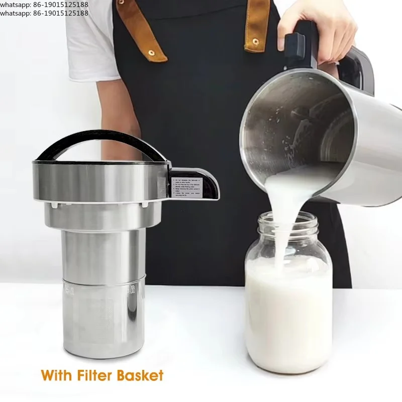 1.5L large-capacity automatic soybean milk machine and nut milk machine, built-in stainless steel filter basket mixer oat
1.5L large-capacity automatic soybean milk machine and nut milk machine, built-in stainless steel filter basket mixer oat