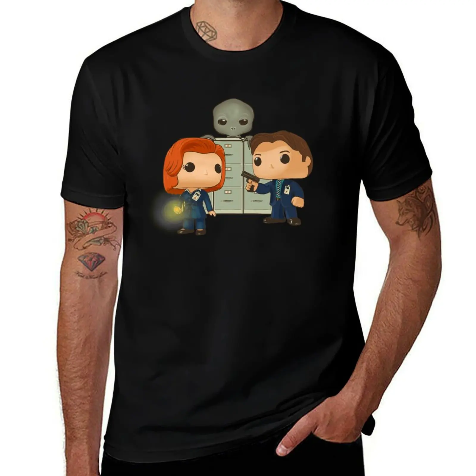 Funko pop doll of Fox Mulder and Dana Scully T-Shirt summer top new gifts and t-shirts vintage t shirts workout shirts for men
Funko pop doll of Fox Mulder and Dana Scully T-Shirt summer top new gifts and t-shirts vintage t shirts workout shirts for men