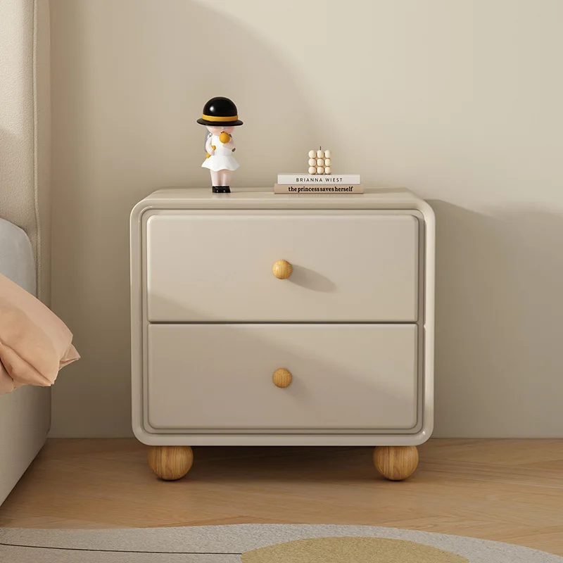 Solid wood paint bedside table simple modern light luxury high-end cream style household bedroom small bedside storage cabinet
Solid wood paint bedside table simple modern light luxury high-end cream style household bedroom small bedside storage cabinet