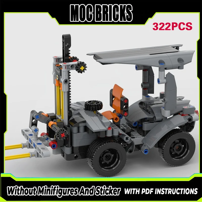 Конструктор MOC: Модель городского автомобиля, классический многофункциональный вилочный погрузчик, модульные технологичные подарки, праздничный набор для сборки, детские игрушки
Конструктор MOC: Модель городского автомобиля, классический многофункциональный вилочный погрузчик, модульные технологичные подарки, праздничный набор для сборки, детские игрушки