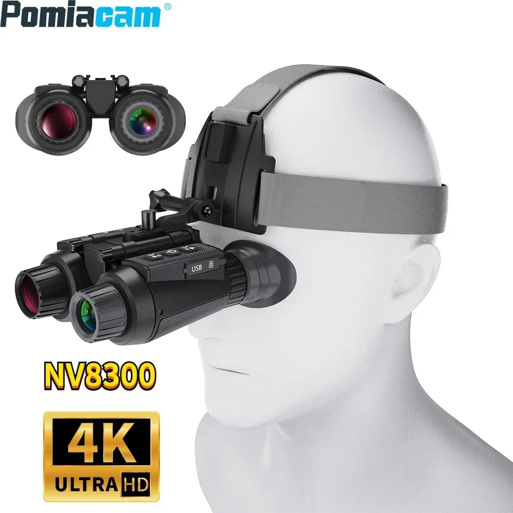 NV8300 Professional Night Vision Camera for Hunting 4K UHD 36MP 3D Binoculars 8X Digital Zoom Telescope 300M 7 levels Infrared
NV8300 Professional Night Vision Camera for Hunting 4K UHD 36MP 3D Binoculars 8X Digital Zoom Telescope 300M 7 levels Infrared