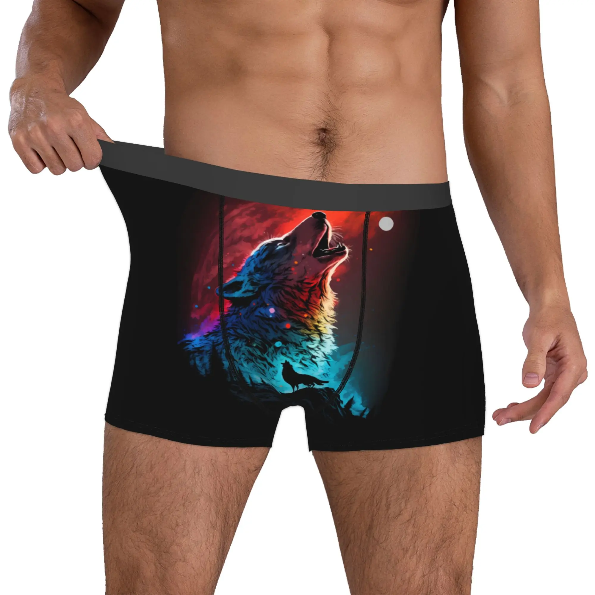 Ghost Wolf Underwear Male Printed Boxer Briefs Shorts Panties Soft Underpants
Ghost Wolf Underwear Male Printed Boxer Briefs Shorts Panties Soft Underpants
