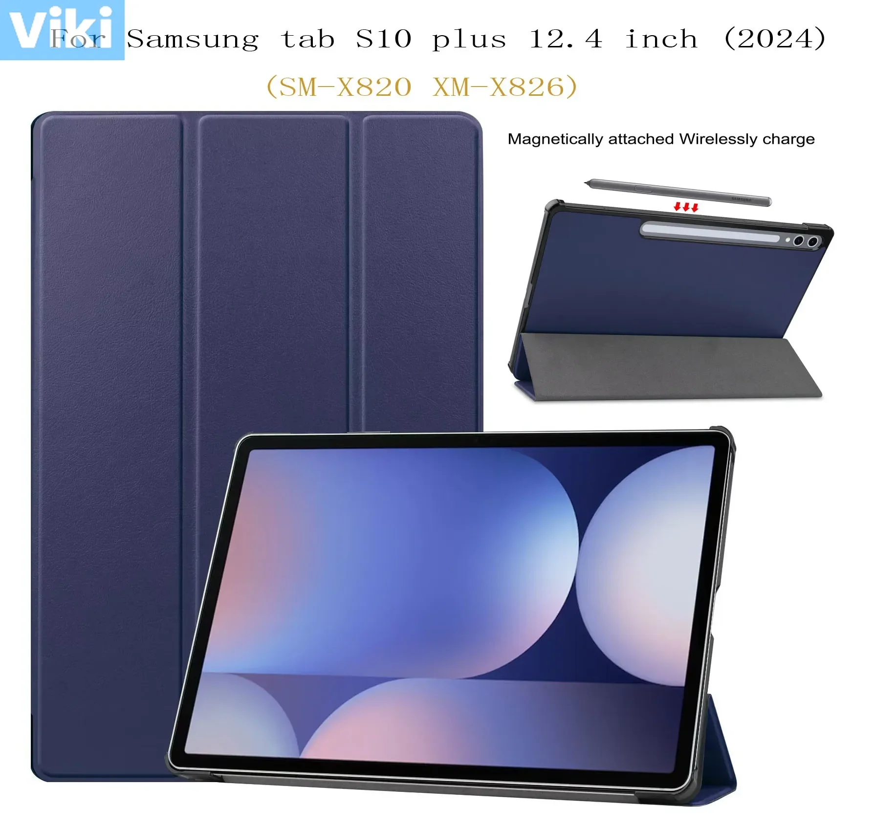 Funda For Samsung Tab S10 Plus Case 12.4" 2024 Trifold Magnetic Leather Stand Hard Smart Cover For Galaxy Tab S10 Plus S10+ Case
Funda For Samsung Tab S10 Plus Case 12.4" 2024 Trifold Magnetic Leather Stand Hard Smart Cover For Galaxy Tab S10 Plus S10+ Case