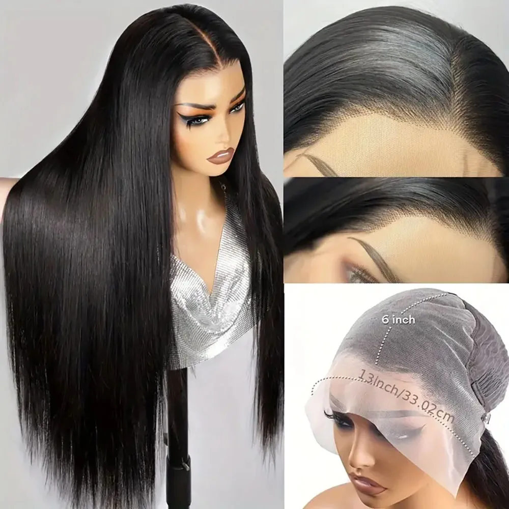 200 Density Human Hair Pre Plucked Straight Natural Color Wigs For Women 13x4 13x6 Lace Wigs Human Hair
200 Density Human Hair Pre Plucked Straight Natural Color Wigs For Women 13x4 13x6 Lace Wigs Human Hair