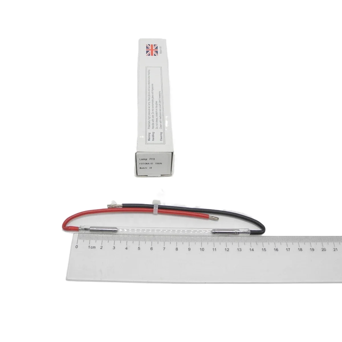 UK Firstlight Er Yag Laser Xenon Flash Lamps F1986=F113, F113 Is No Longer Available, 6*80*140 With Wires For Fotana Machine
UK Firstlight Er Yag Laser Xenon Flash Lamps F1986=F113, F113 Is No Longer Available, 6*80*140 With Wires For Fotana Machine