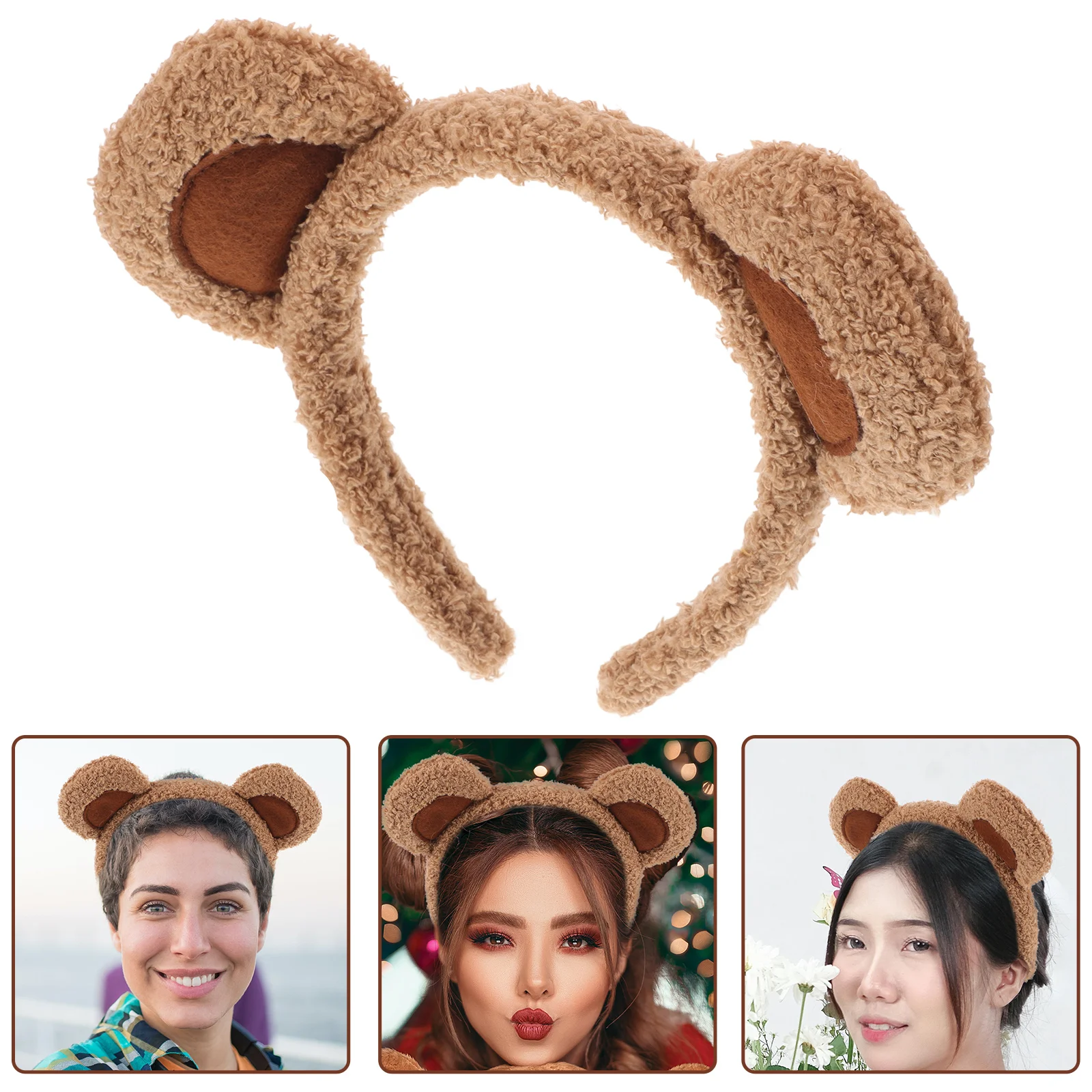 Plush Bear Ears Headband Cute Animal Ear Hair Accessory Lightweight Comfortable Elastic Colors Cosplay Party Carnival
Plush Bear Ears Headband Cute Animal Ear Hair Accessory Lightweight Comfortable Elastic Colors Cosplay Party Carnival