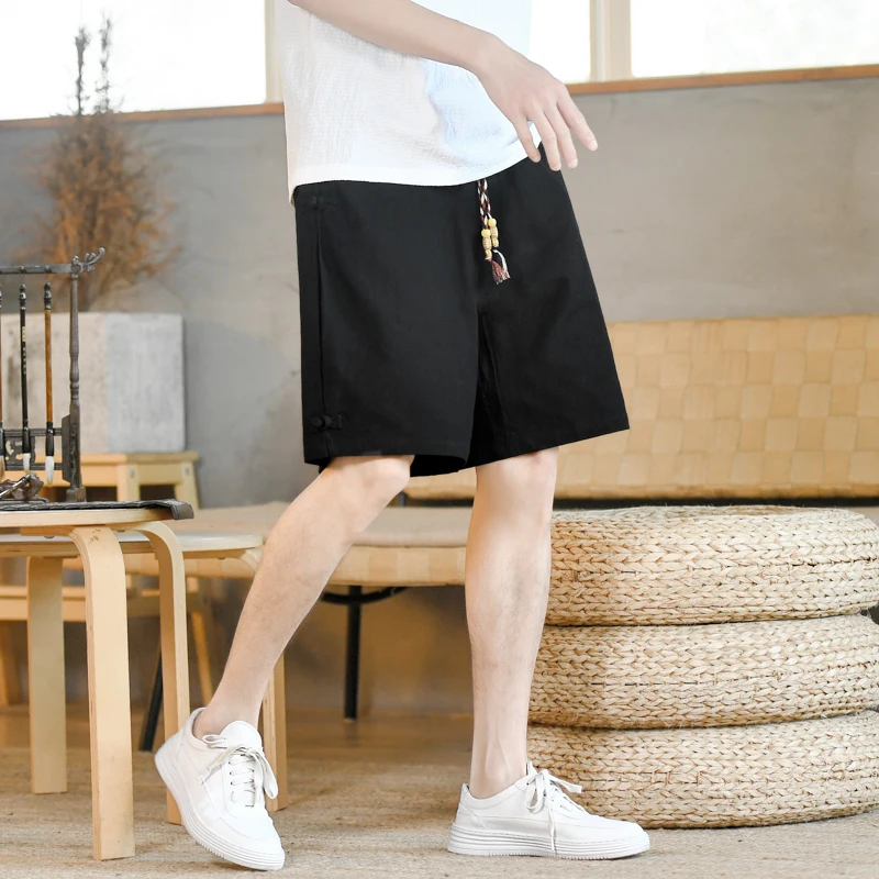 Мужские летние легкие дышащие льняные повседневные брюки свободного прямого кроя из хлопка и льна, ветрозащитные, свободные, укороченные (до колена)
Мужские летние легкие дышащие льняные повседневные брюки свободного прямого кроя из хлопка и льна, ветрозащитные, свободные, укороченные (до колена)