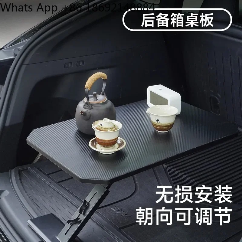 Small Car Table for Trunk Use Portable Folding Camping Table with Solid Wood and Carbon Fiber Pattern Fast-Loading Tea Table
Small Car Table for Trunk Use Portable Folding Camping Table with Solid Wood and Carbon Fiber Pattern Fast-Loading Tea Table